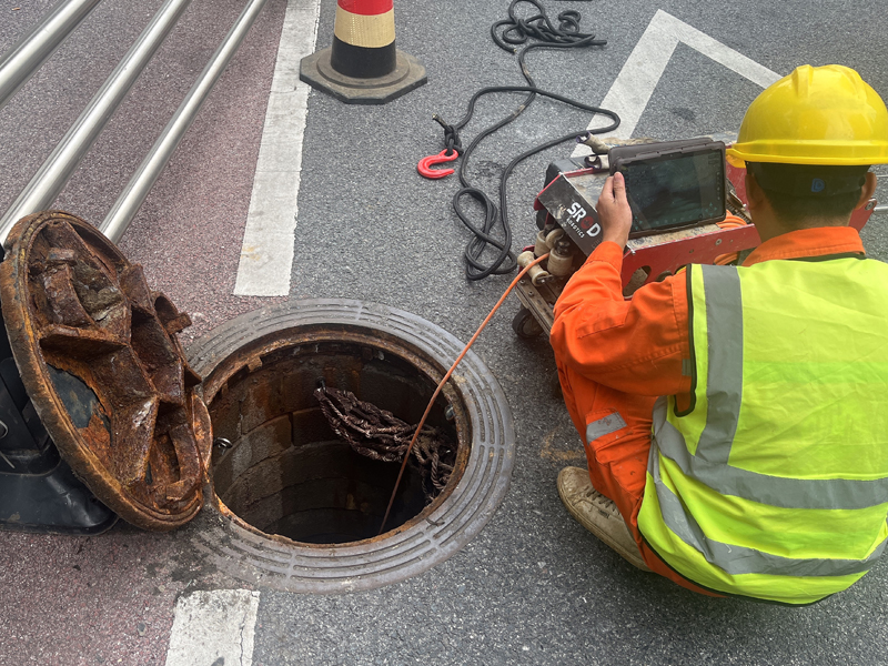 华侨路市政管道内窥检测